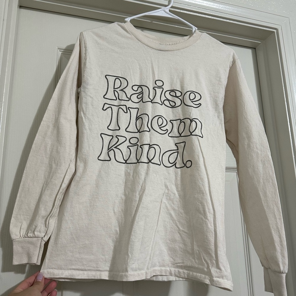 Cream Long Sleeve Shirt